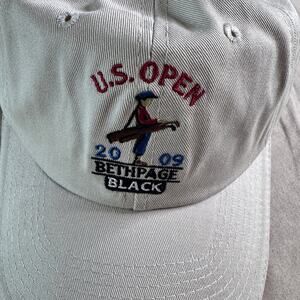 USGA 2009 U.S. OPEN Bethpage Black Baseball Hat Cap Adjustable One Size Fits NEW